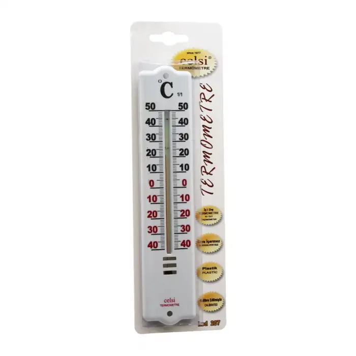 Celsi-207 ( Plastik= 4.2 X 20cm ) Derece & Oda Termometresi*325