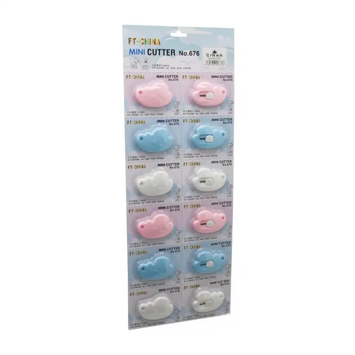 Çınar-676 Mını Cutter ( Mini ) ( Cep & Çanta ) Falçata & Maket Bıçak*12x60