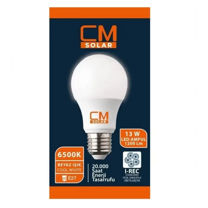 Cmsolar 13w Led Ampul E27 Duy 6500k Beyaz Işık