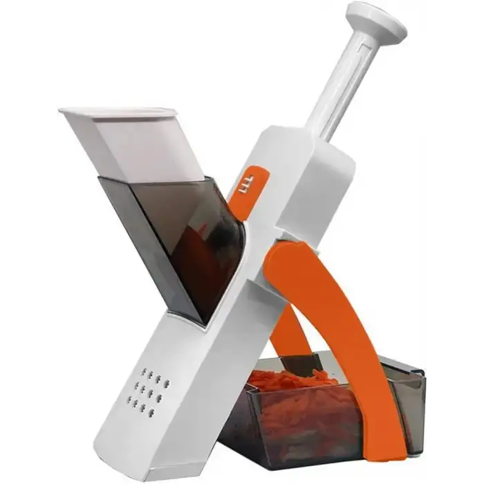 Çok Amaçlı Basmalı Sebze Dilimleyici Doğrayıcı Mandolin Brava Spring Slicer Kitchenmate