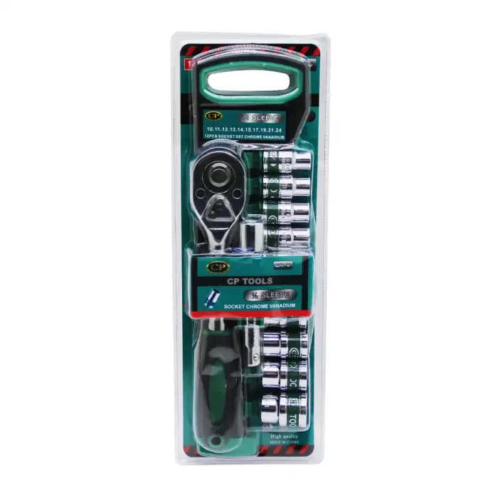 Cp Tools Cr-v Socket Set ( 12pcs ) 1/2 Vakumlu Lokma Seti*20