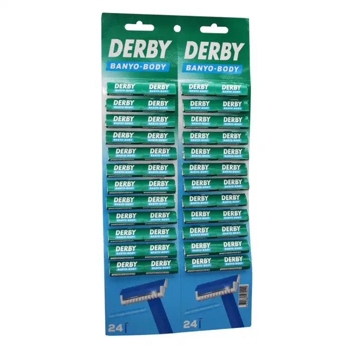 Derby ( Banyo ) ( 48pcs ) Body Kartelalı Saplı Jilet*1x16