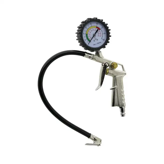 Dmax Dmx-4115 ( Saatli ) ( Hava Ölçme & Lastik Şişirme ) Tabancası ( 12 Bar Basınçlı & 1/4 Rekor )*50