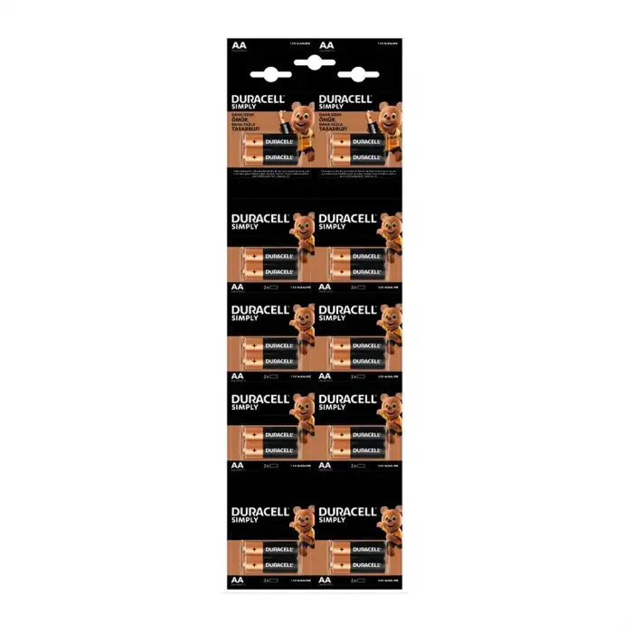 Duracell Kalem Pil Alkalin ( 20pcs )*1x10