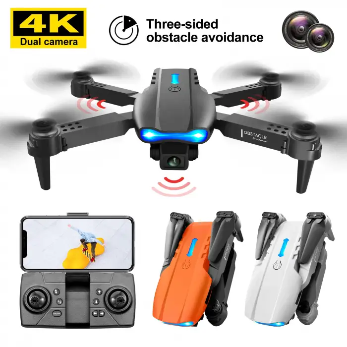 E99 Pro Yarış Drone İle 1080p Hd Çift Kamera