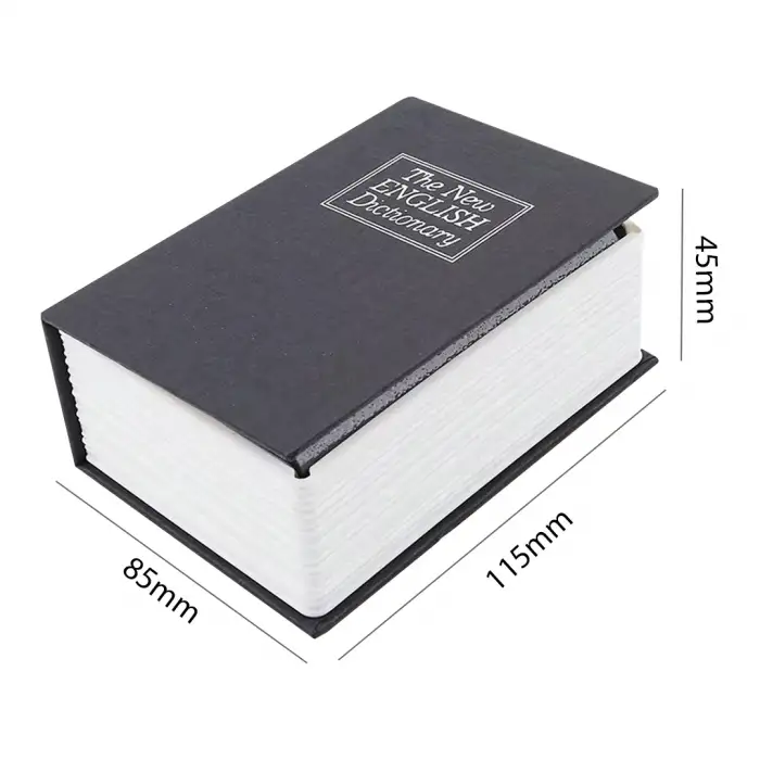 Egonex Kitap Görünümlü Metal Kasa Kumbara Tipi