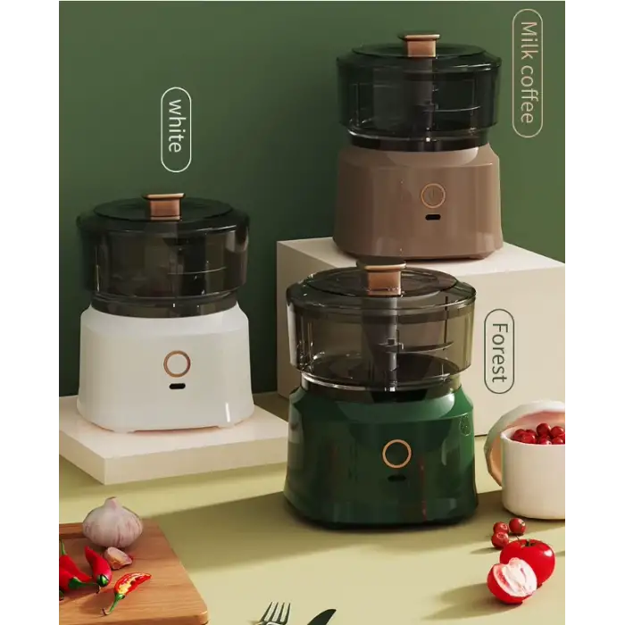 Egonex Mini El Rondosu Şarjlı Çelik 3 Bıçaklı