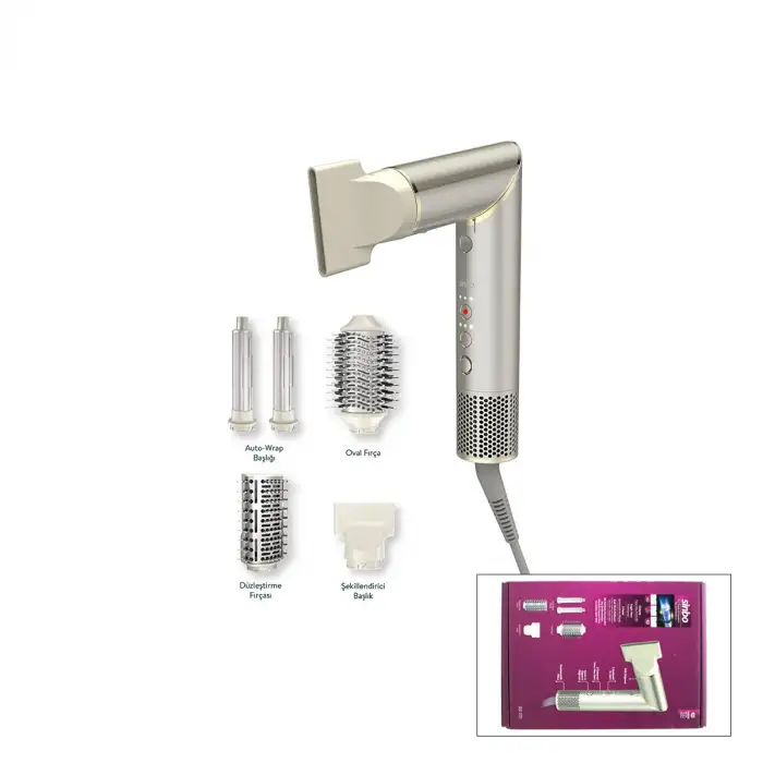 Egonex SİNBO SHD-1721 SAÇ ŞEKİLLENDİRME CİHAZI*4