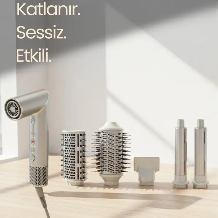 Egonex SİNBO SHD-1721 SAÇ ŞEKİLLENDİRME CİHAZI*4