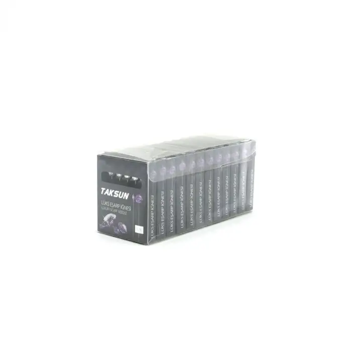 Egonex Taksun ( 5pcs ) ( Siyah ) ( Lux ) Başörtü & Eşarp İğnesi*12x100