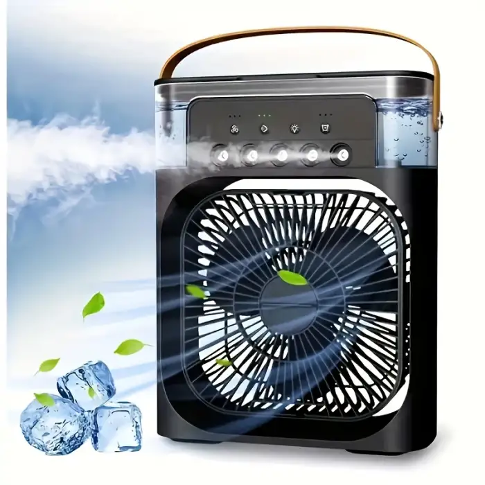 Egonex Taşınabilir Vantilatör Su Soğutmalı Masaüstü Usb Fan