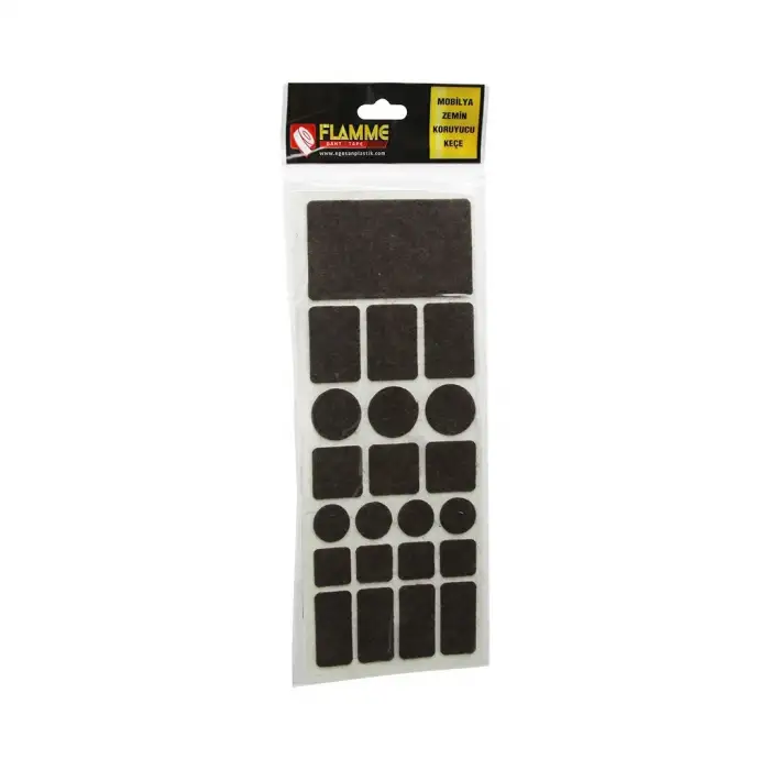Flamme Karışık Yapışkan Keçe*25x36
