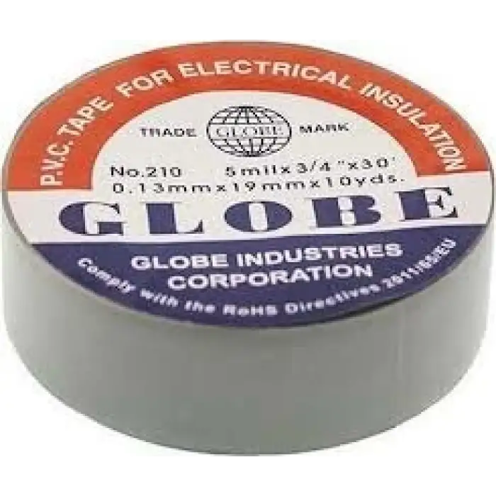 Globe ( Lüx ) ( Gri ) Elektrik Bantı*10x50