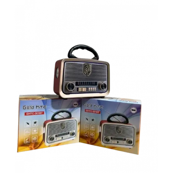 Gold Ghtc-301bt Bluetooth Usb-sd-aux-fm Nostaljik Radyo