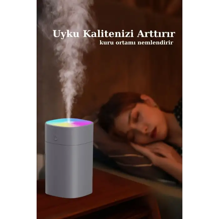 H2o Humidifier 400 Ml Ulrasonik Hava Nemlendirici