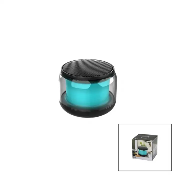 Hasuba Hs-83 (l59) (kavanoz Modeli & Mika Gövde) Bluetooth Wireless (mini) Hoparlör Speaker (usb Şarjlı & Işıklı) (5w)*100
