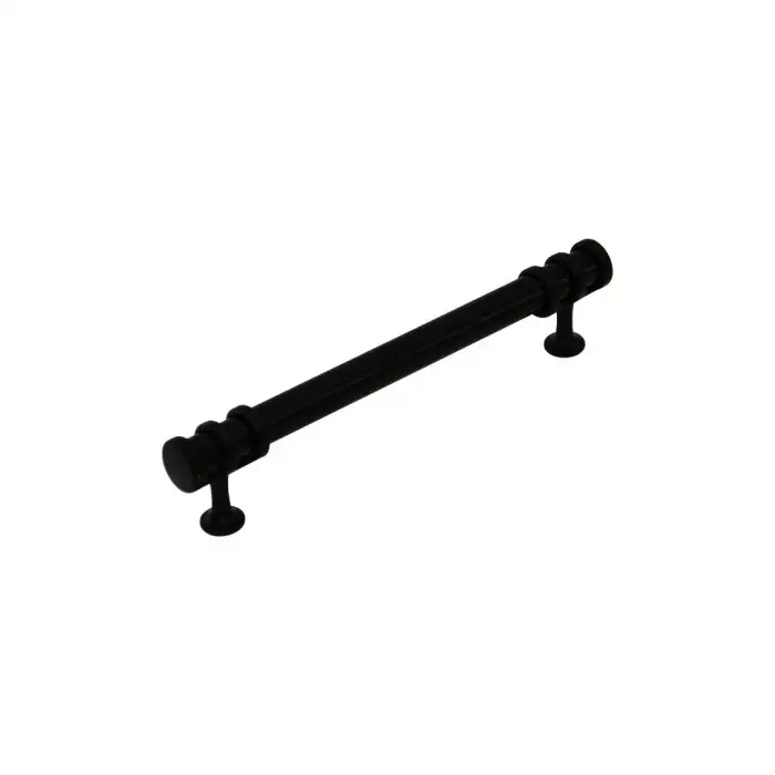 İbico-944 ( 12.8cm ) ( Yüzük Siyah & Kulp Siyah ) Boru Çekmece Kulp*10x5