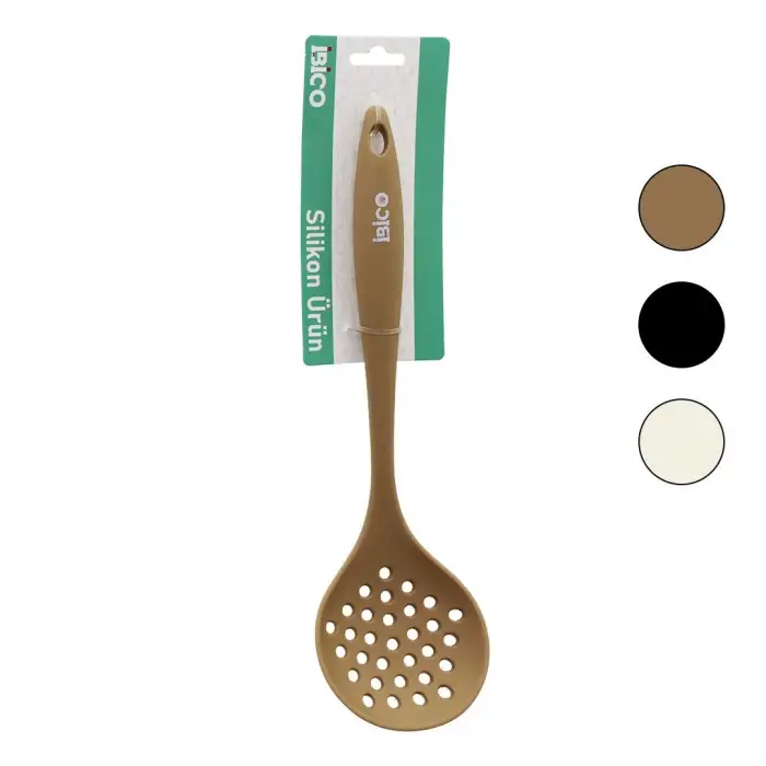 İbico İ22-036 ( Silikon & Renkli ) Kevgir ( 28.5cm )*12x6