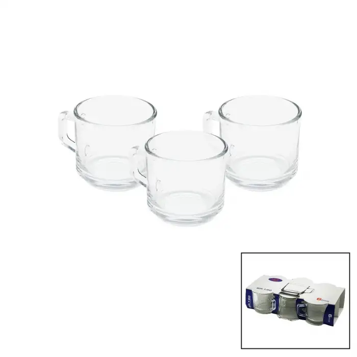Işık Kitchen Br-190 ( 6pcs ) ( Mini ) Cam Kupa ( 150ml )*8=k