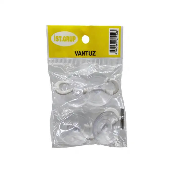 İstanbul Grup ( Küçük ) ( 4pcs ) Şeffaf Vantuz*25x40