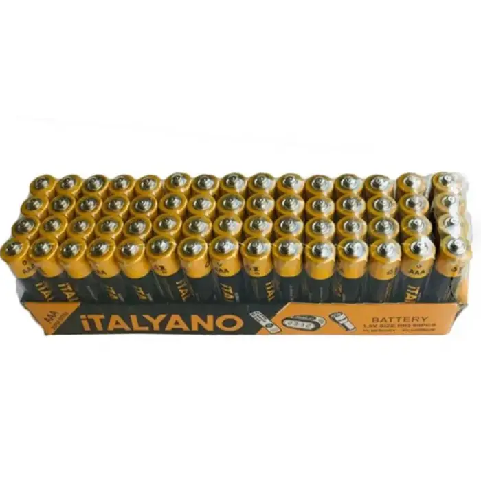 Italyano Itl-aaa İnce Kalem Pil Pakette 60 Adet