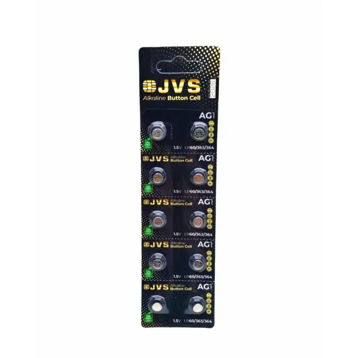 Jvs Ag1 1.5v Lr60 Saat Pili 10lu Kart*400