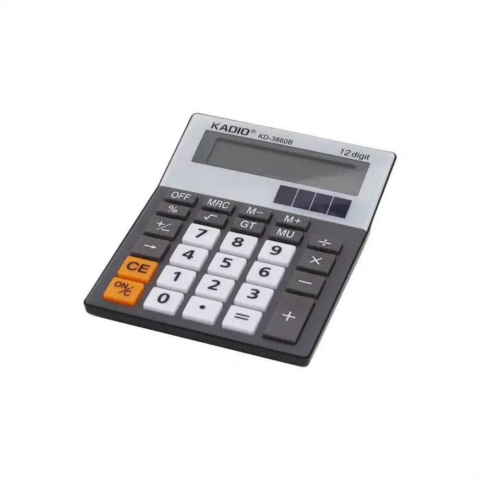 Kadıo Kd-3860b ( 12 Haneli ) Elektronik Hesap Makinesi*150