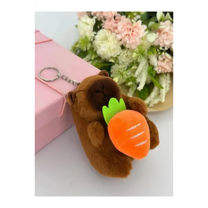 Kapibara Peluş Anahtarlık