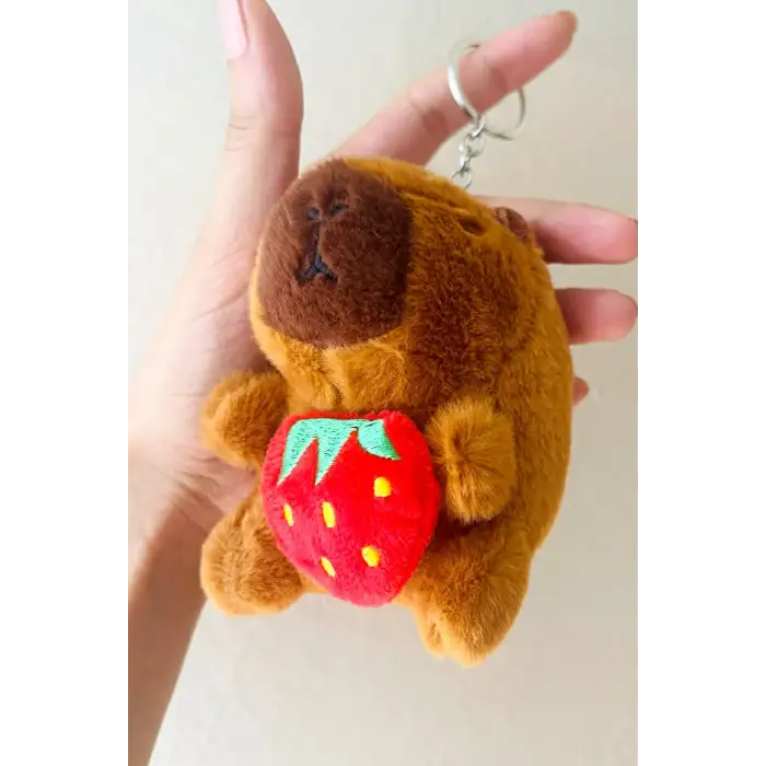Kapibara Peluş Anahtarlık