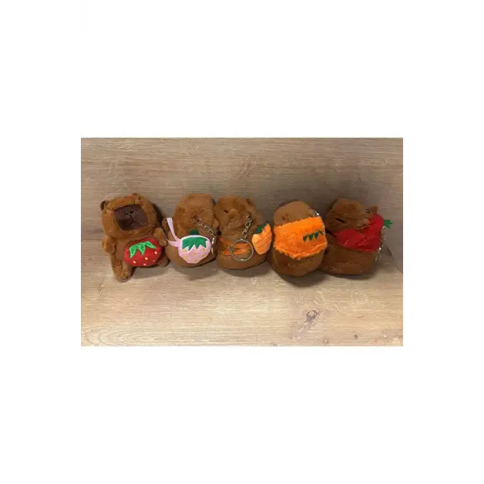 Kapibara Peluş Anahtarlık