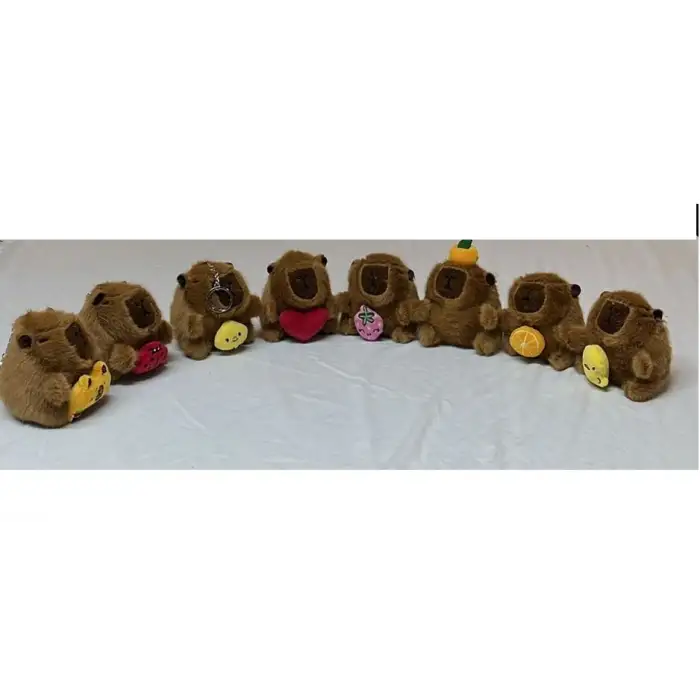 Kapibara Peluş Anahtarlık