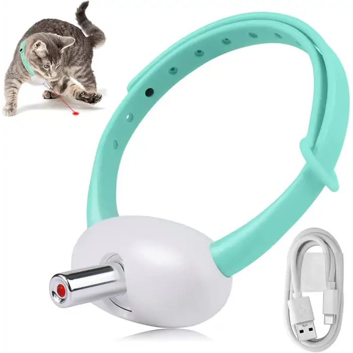 Kedi Otomatik Lazer Oyun Tasması