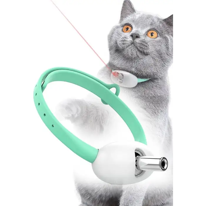 Kedi Otomatik Lazer Oyun Tasması