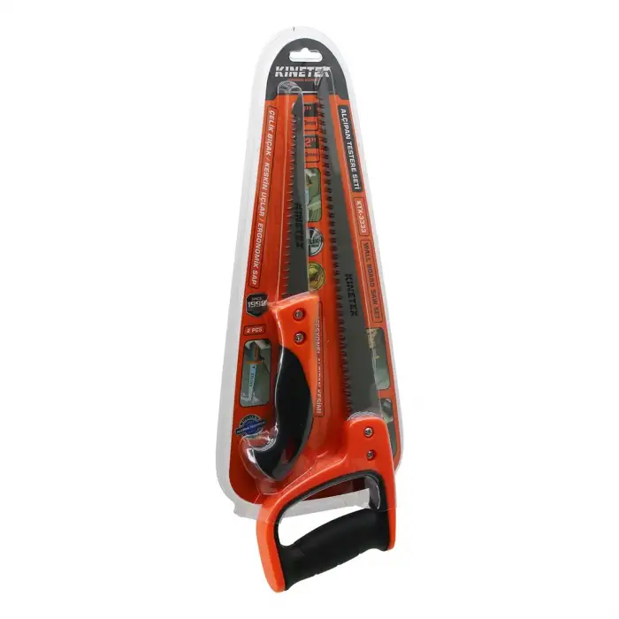 Kınetex Ktx-3333 ( 2 Pcs ) Alçıpan Testere Set Profesyonel ( 7 & 170mm - 12 & 300mm ) ( Çelik Bıçak & Ergonomik Sap )*48