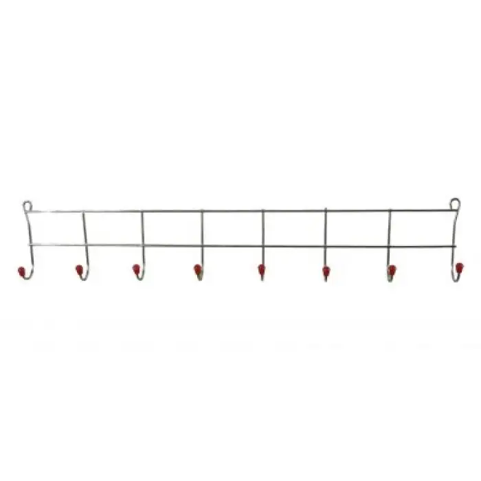 Kral Kr-04 Metal 8 Kollu Düz Duvar Askısı *12x12