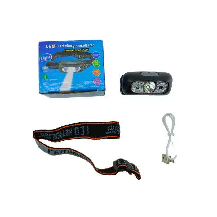 Led Charge Headlamp ( Usb Şarjlı ) Kafa Lambası Fener ( Oynar Başlı )*300