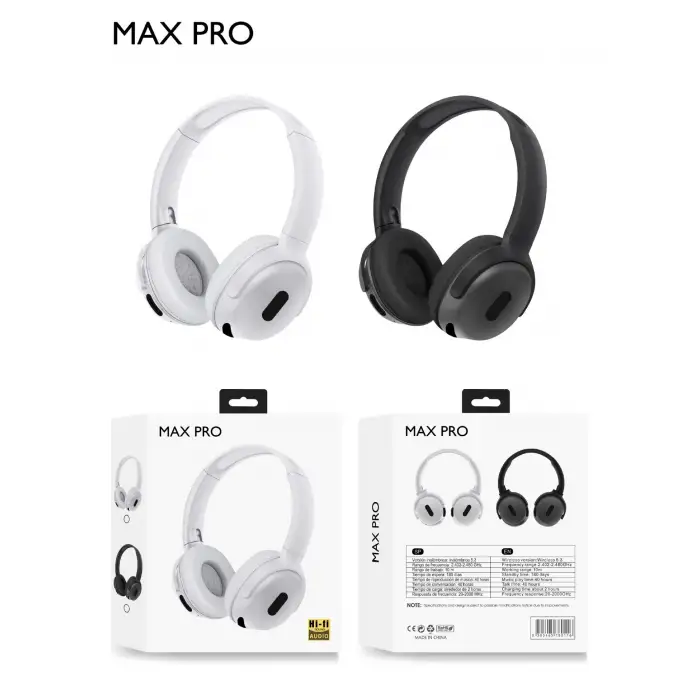 Max Pro Bluetooth/aux Girişli Kulak Üstü Kulaklık