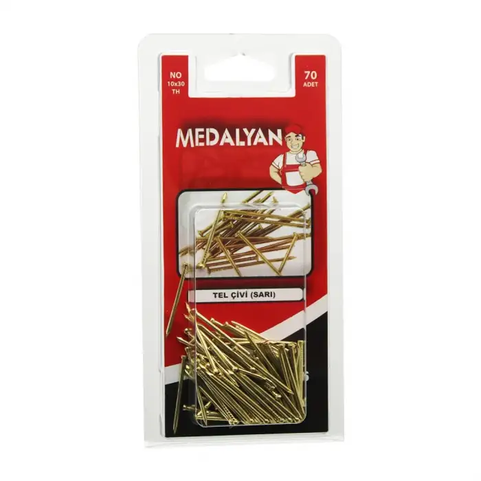 Medalyan Dl-16 ( 10x30 ) Th Tel Çivi ( 70pcs )*12x10
