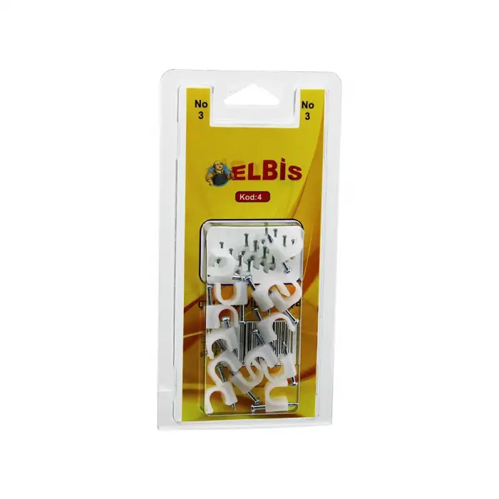 Medalyan Dl-39 ( No-3 ) Çelik Çivili Kroşe ( 25pcs )*12x24
