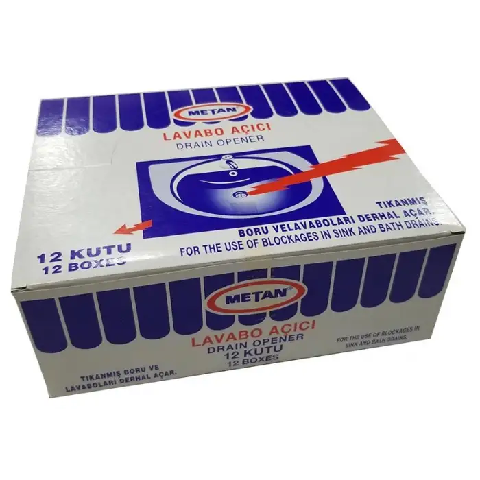 Metan Lavabo Açıcı 12 Adetli