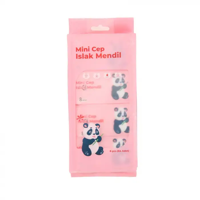 Mini Cep Islak Mendil Günlük Pratik 8li Paket