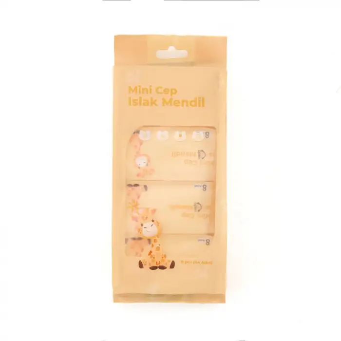 Mini Cep Islak Mendil Günlük Pratik 8li Paket