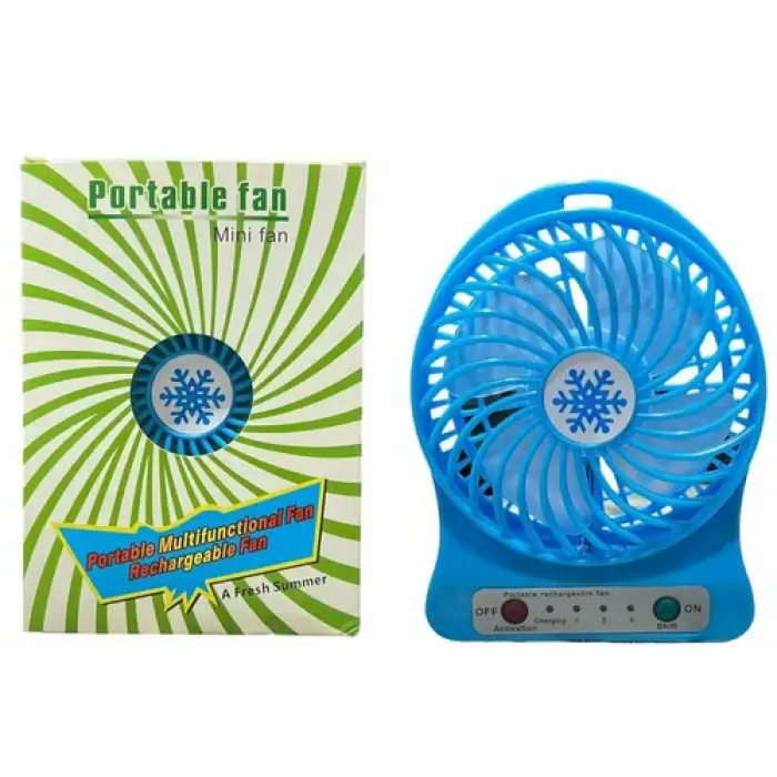 Mini Masa Fanı Mini Masaüstü Fan Şarjlı Egonex