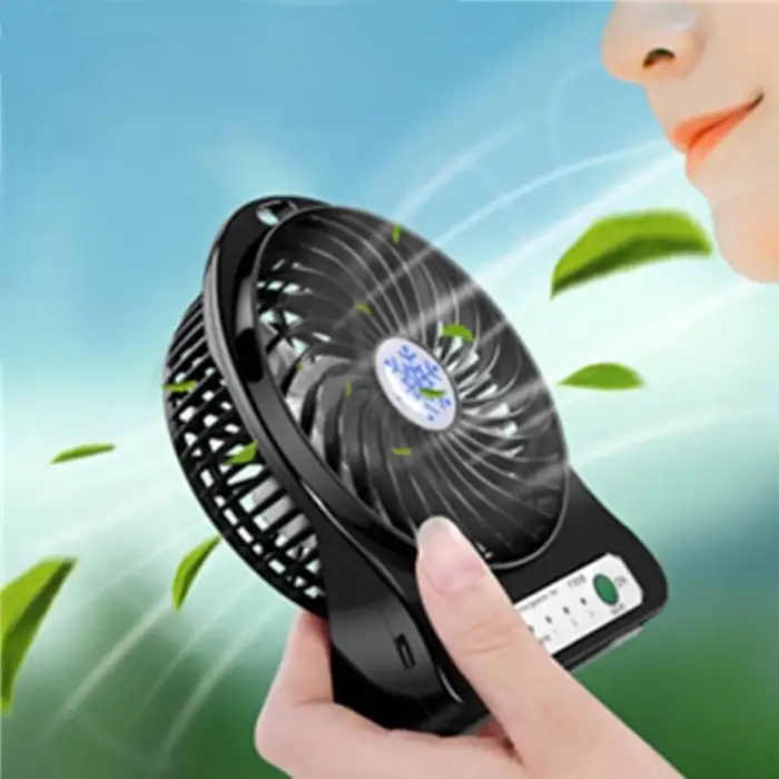 Mini Masa Fanı Mini Masaüstü Fan Şarjlı Egonex