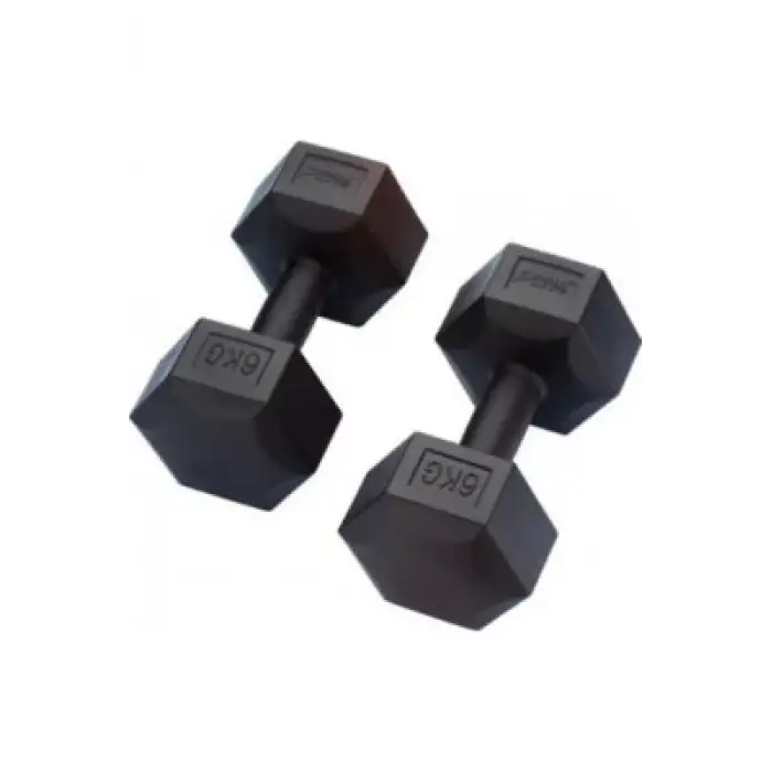 Mrt Spor ( 6kg ) Plastik Köşeli Dambıl ( 2pcs )*1