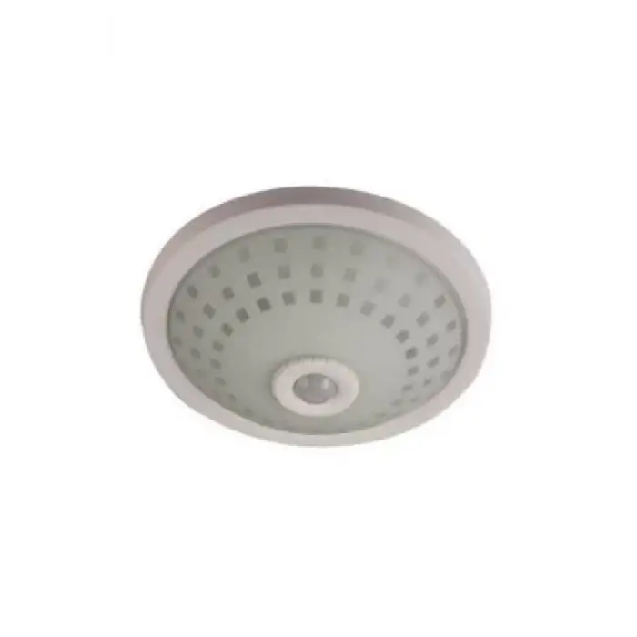 Nisaluce E-2002 Tavan Armatür ( Camlı Kafes ) ( 360° Hareket Sensörlü=5mt Algı ) ( 2 X E27 Ampul )*12