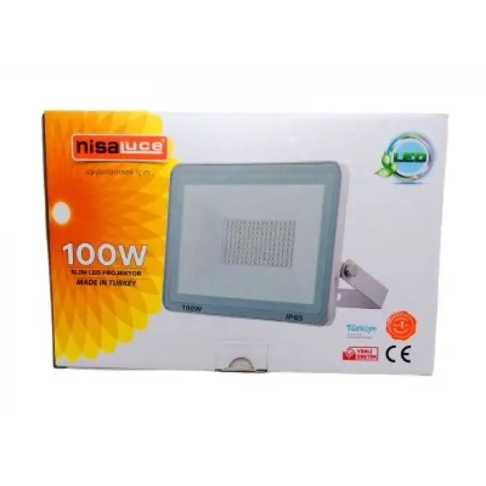 Nisaluce Elp-06 100w Slım Led Projektor*10