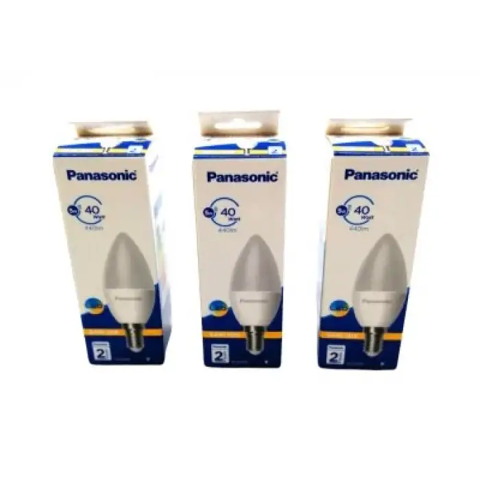 Panasonic ( 2700k ) ( Sarı ) ( 4.9w & E14 ) Warm White Led Mum Ampul*20x5