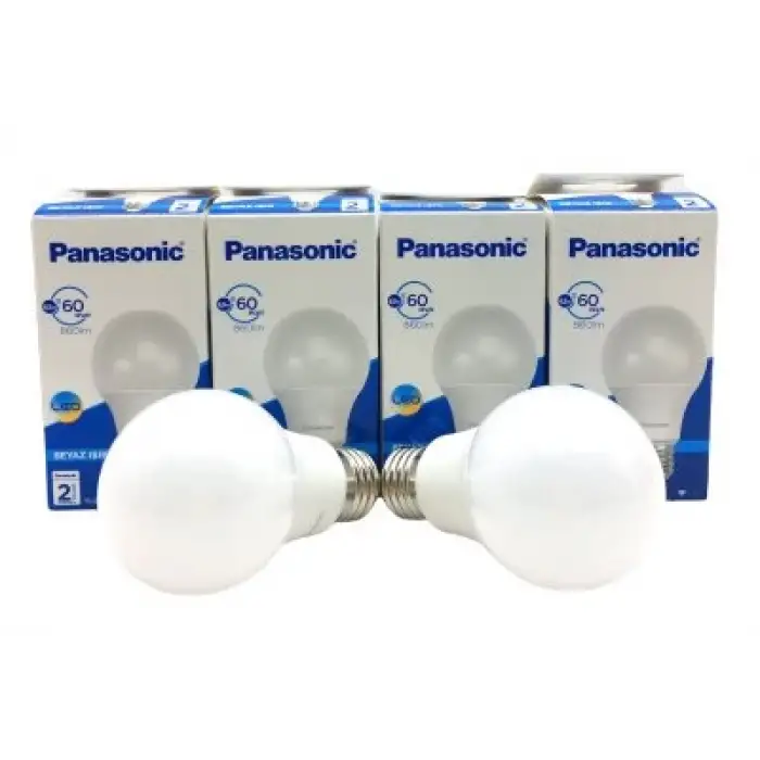 Panasonic ( 6500k ) ( Beyaz ) ( 8.5w & E27 ) Cool White Led Ampul*20x5