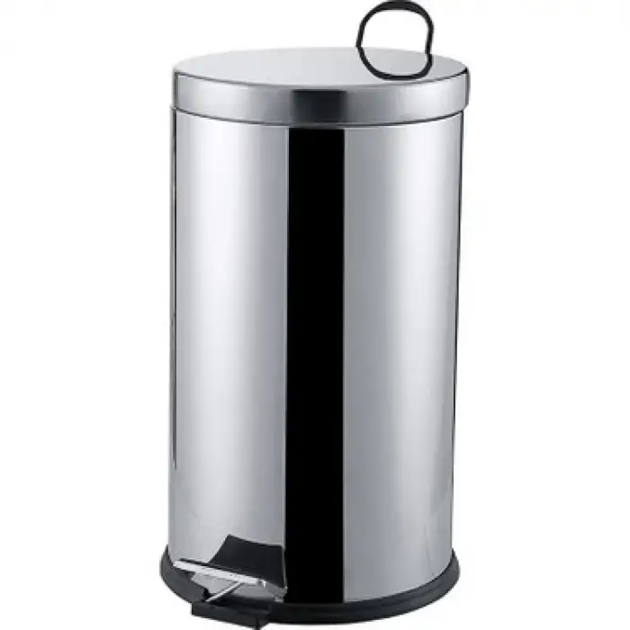 Pedallı-709 ( 16lt ) Krom Metal Çöp Kovası 709*4